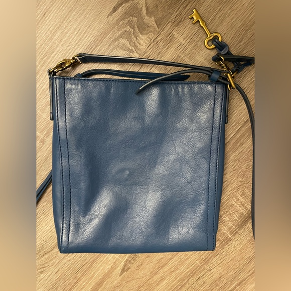 Fossil leather crossbody bag - Picture 2 of 7